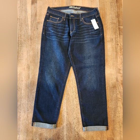 NWT Old Navy Boyfriend Jeans 10 Long - Picture 1 of 6
